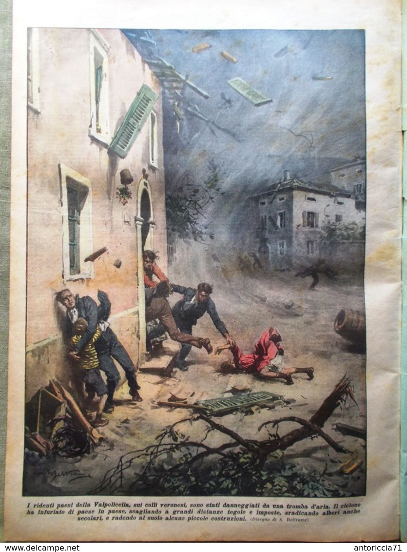 La Domenica Del Corriere 3 Agosto 1930 Terremoto Irpina Vulture Bruneri Canella - Altri & Non Classificati