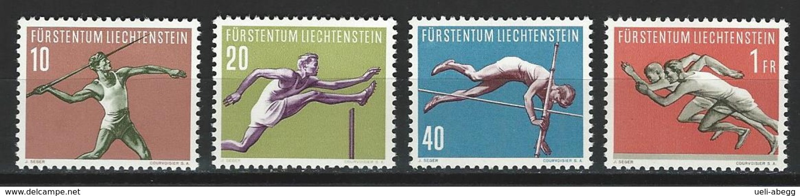 SBK 286-89, Mi 342-45  * MH - Unused Stamps