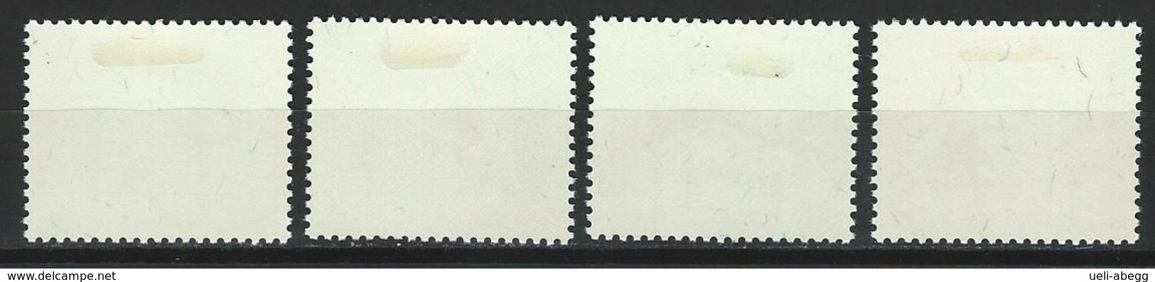 SBK 286-89, Mi 342-45  * MH - Unused Stamps