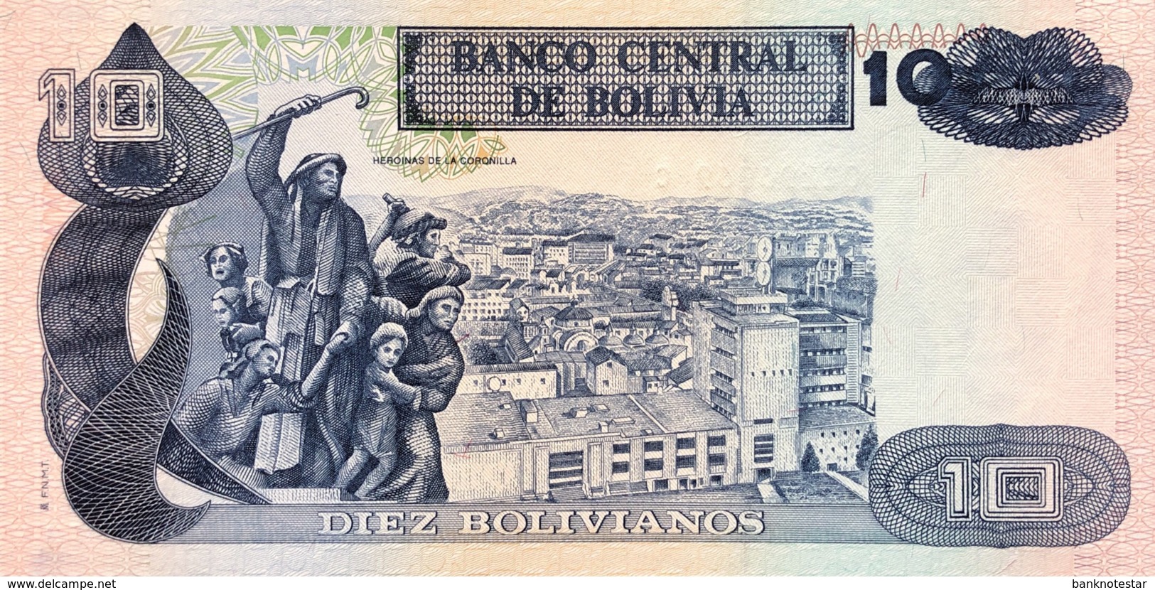 Bolivia 10 Bolivianos, P-210 (1993) - UNC - Serie C! - Bolivie