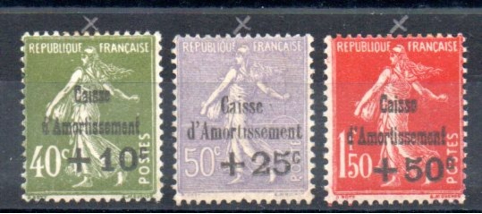 FRANCE - YT N° 275 à 277 - Neufs * - MH - Cote: 325,00 € - Unused Stamps