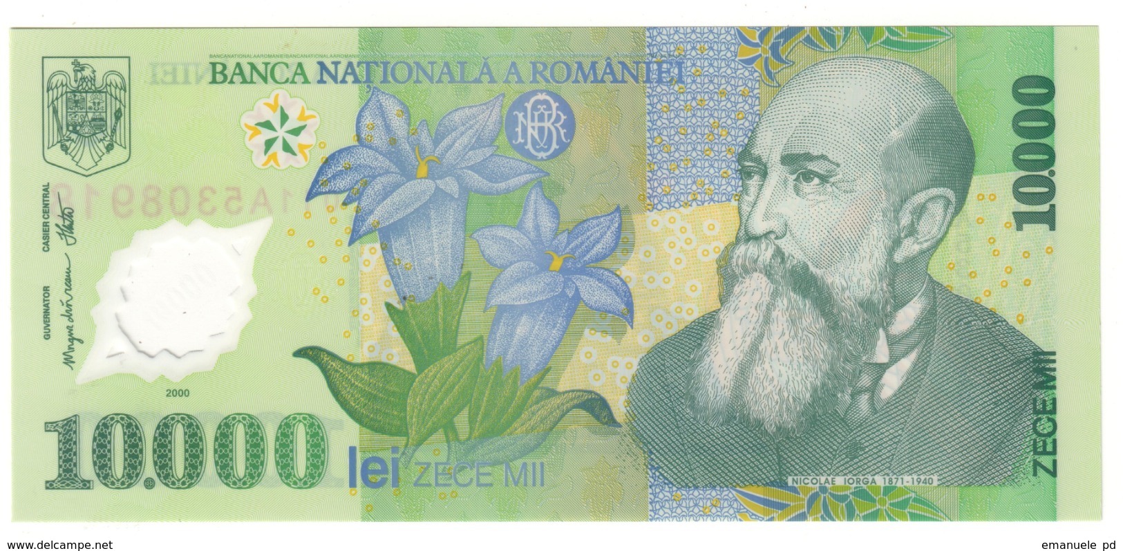 Romania 10000 Lei 2000 UNC .PL. - Romania