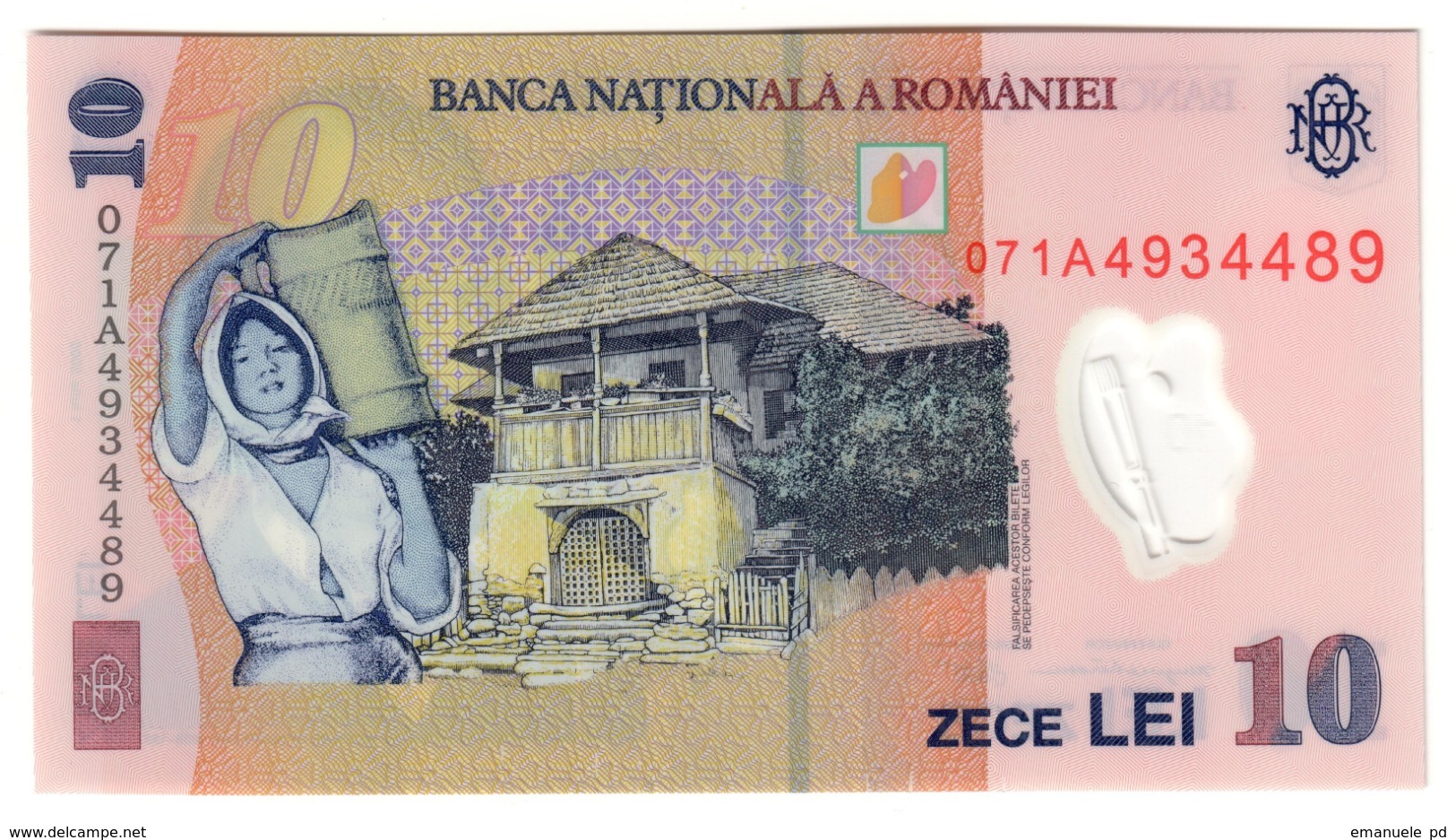 Romania 10 Lei 2007 UNC .PL. - Romania