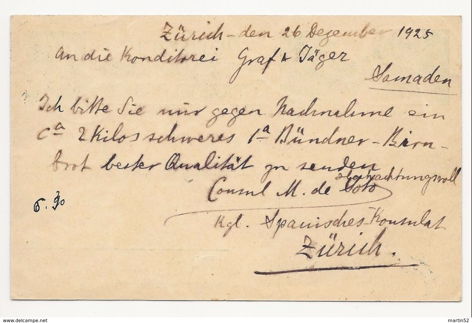 Schweiz Suisse 1925: Bild-PK CPI "BADEN, Thermalkurort" Mit Stempel ZÜRICH 26.XII.25 Nach Samaden - Interi Postali