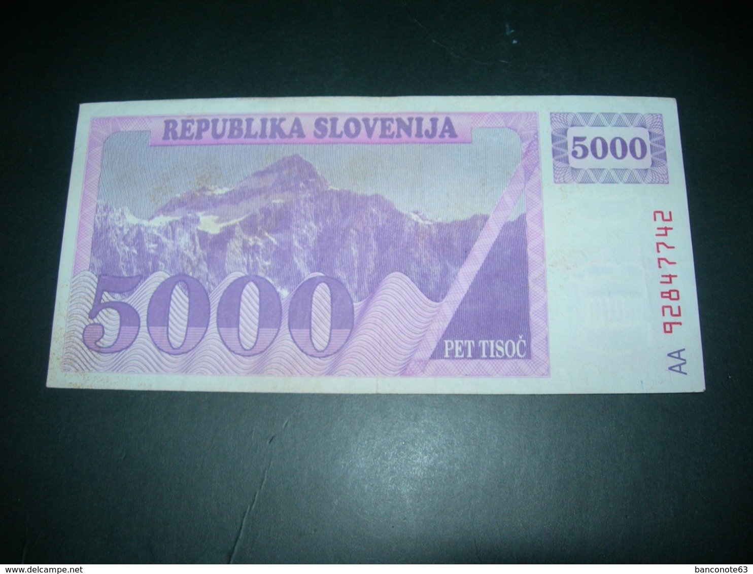 Slovenia 5000 Tolarjev - Slovenië