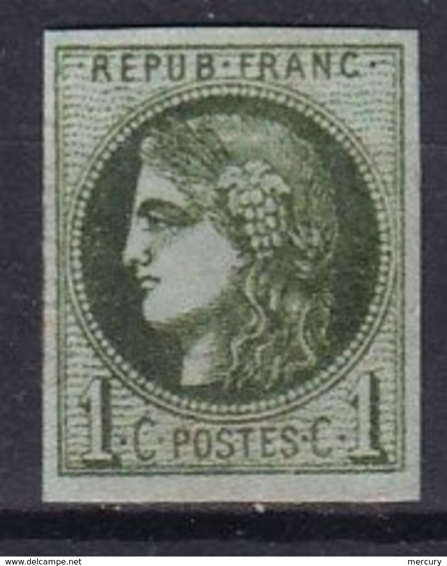 FRANCE - 1 C. FAUX - 1870 Ausgabe Bordeaux