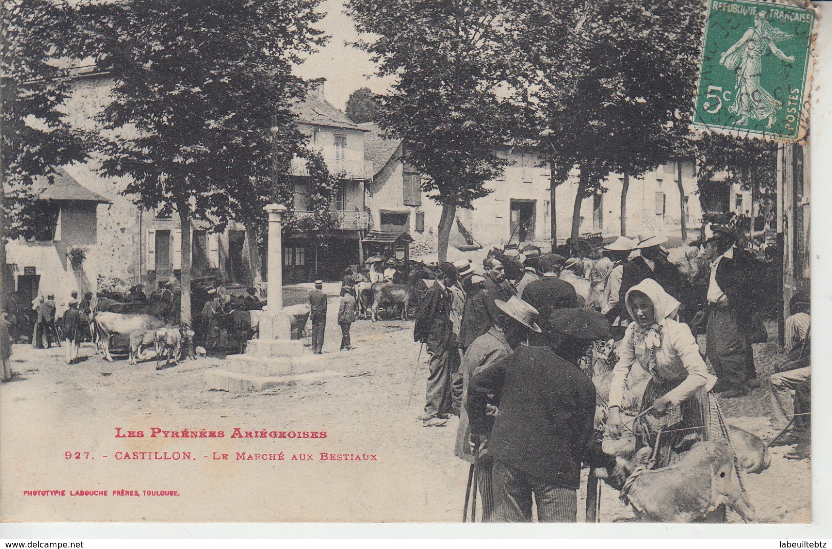 Pyrénées Ariégeoises - CASTILLON - Marché Aux Bestiaux - Andere & Zonder Classificatie