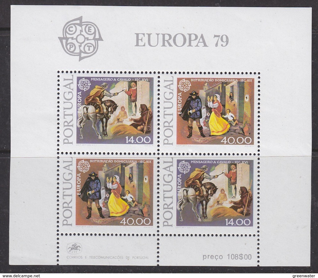 Europa Cept 1979 Portugal M/s ** Mnh (44739) - 1979