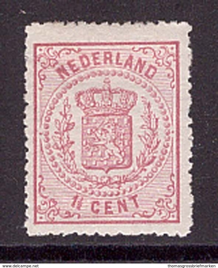 Niederlande 16 A Ungebraucht Wappen 1 1/2 C Geprüft 1869 (21909) - Nuevos