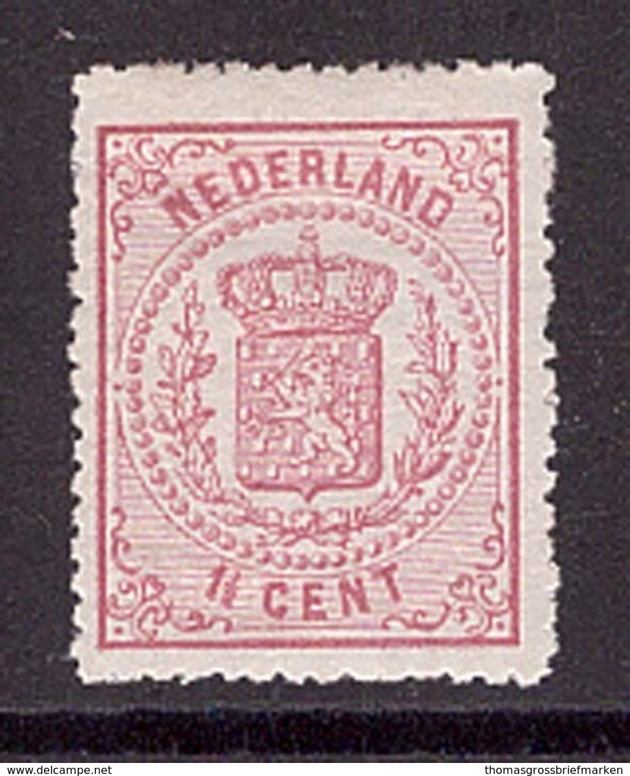 Niederlande 16 A Ungebraucht Wappen 1 1/2 C Geprüft 1869 (21909) - Unused Stamps