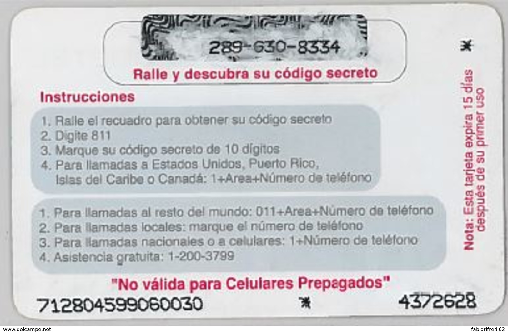 PHONE CARD-DOMINICANA (E47.47.3 - Dominicaanse Republiek