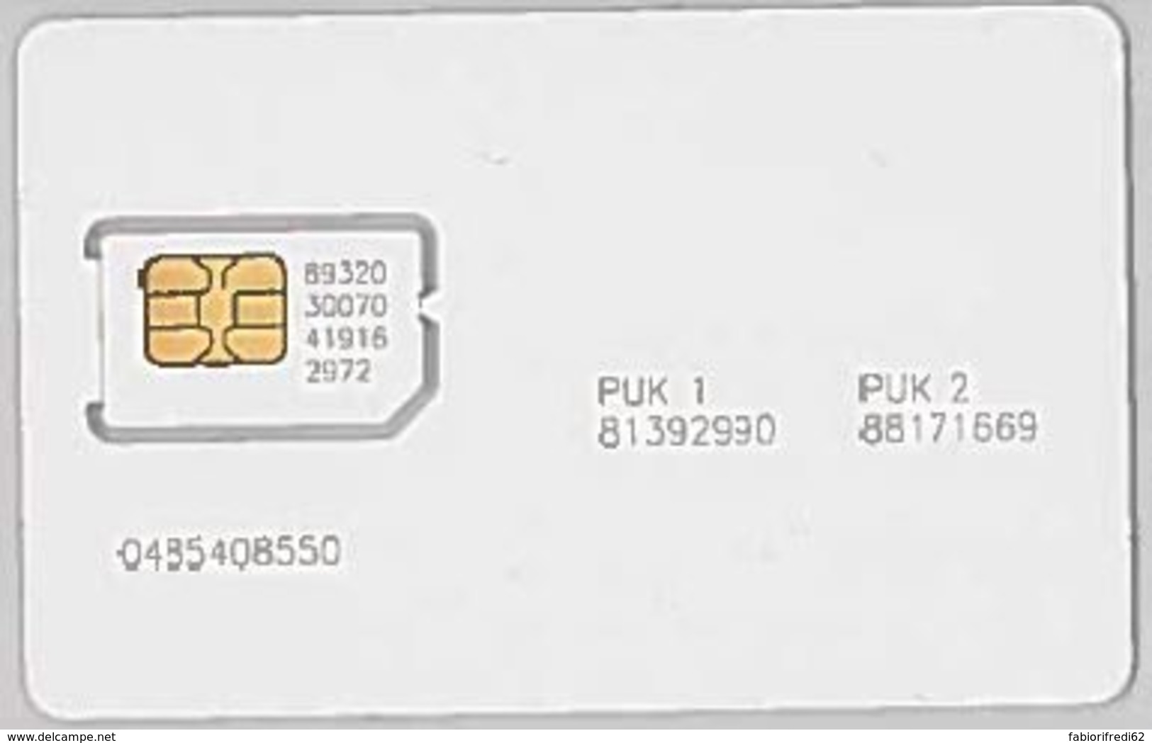 SIM CARD NON ACTIVEBELGIO (E47.18.8 - [2] Tarjetas Móviles, Recargos & Prepagadas