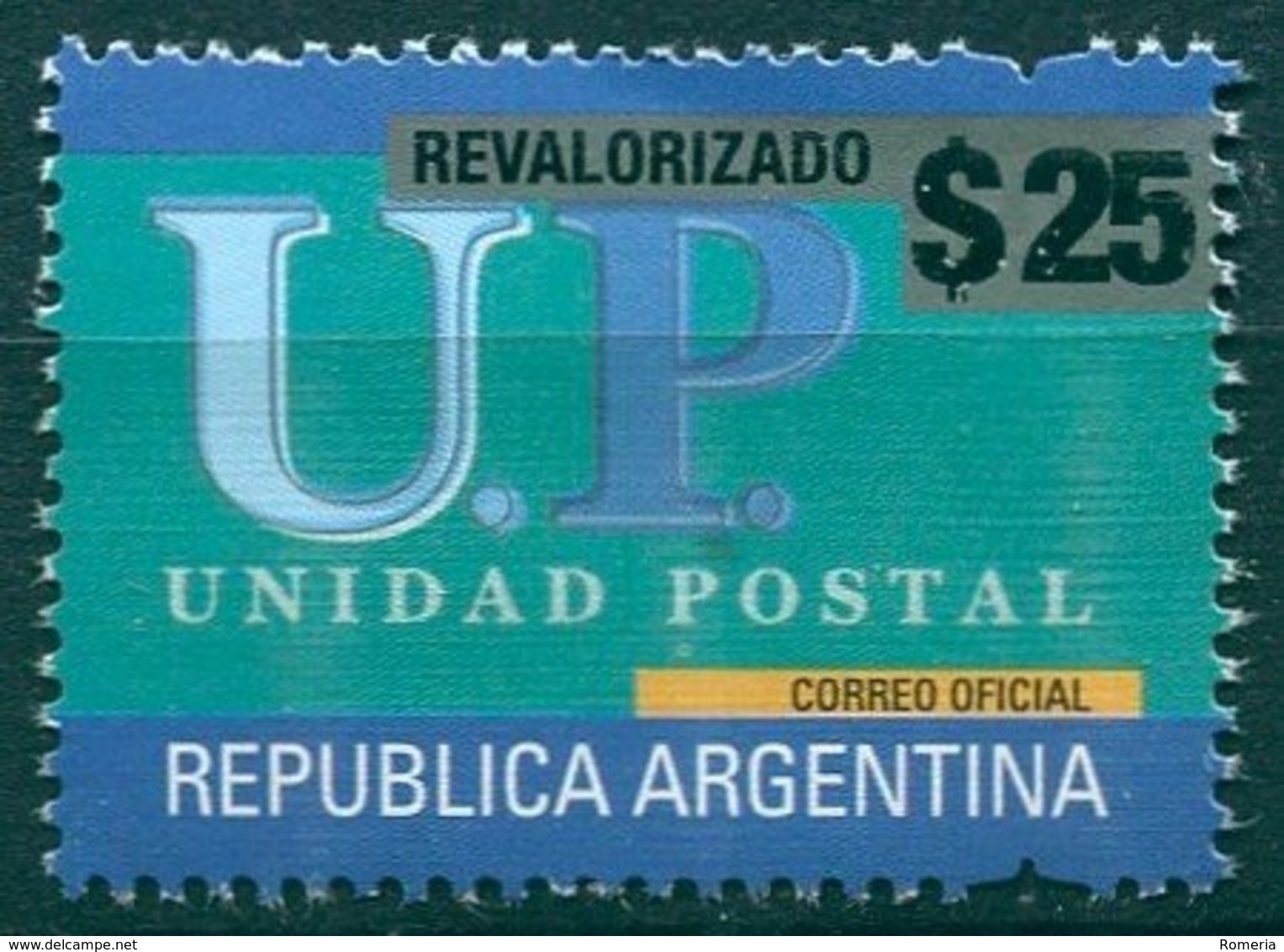 Argentine - 2018 - Yt ?? - Série Courante Surchargé - ** - Unused Stamps