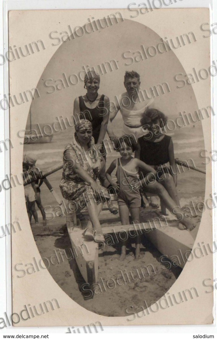 1929 - Mare Barca Boat  Photo - Foto Fotografia - Famiglia Family - Donna Woman Pin Up - Non Classificati