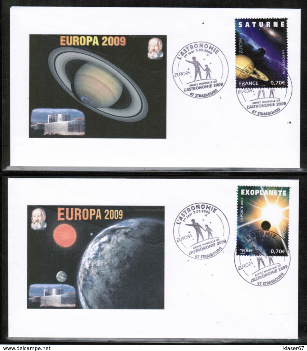 CEPT 2009 FR MI 4660-61 FRANCE FDC I - 2009