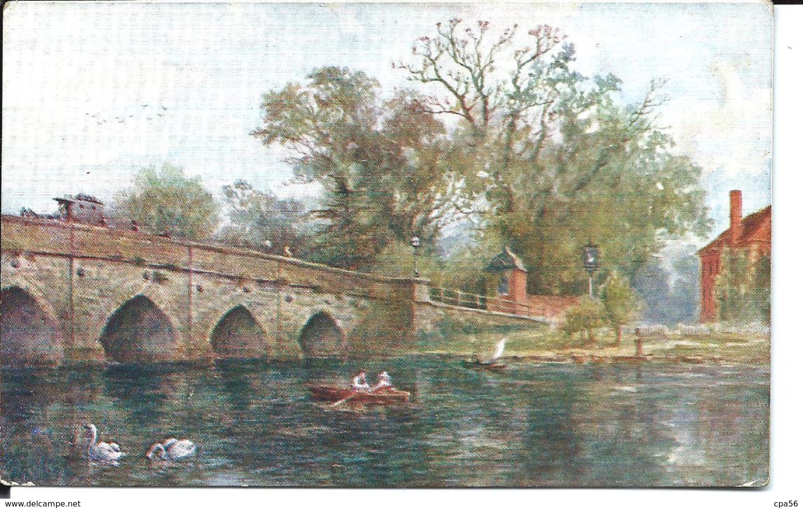 STRATFORD Upon AVON - Old Clopton Bridge (J. Salmon 1907 N°584)  - VENTE DIRECTE X - Stratford Upon Avon