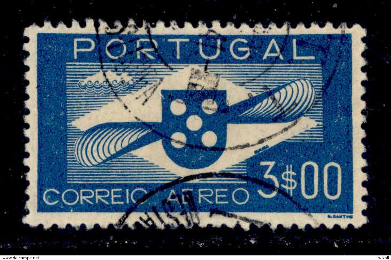 ! ! Portugal - 1936 Air Mail 3$00 - Af. CA 04 - Used - Gebraucht