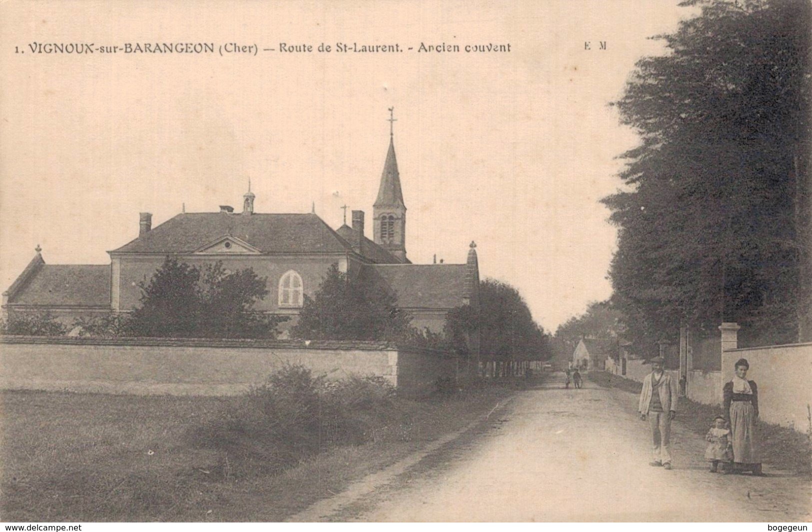 18 1 VIGNOUX SUR BARANGEON Route De St Laurent Ancien Couvent - Autres & Non Classés