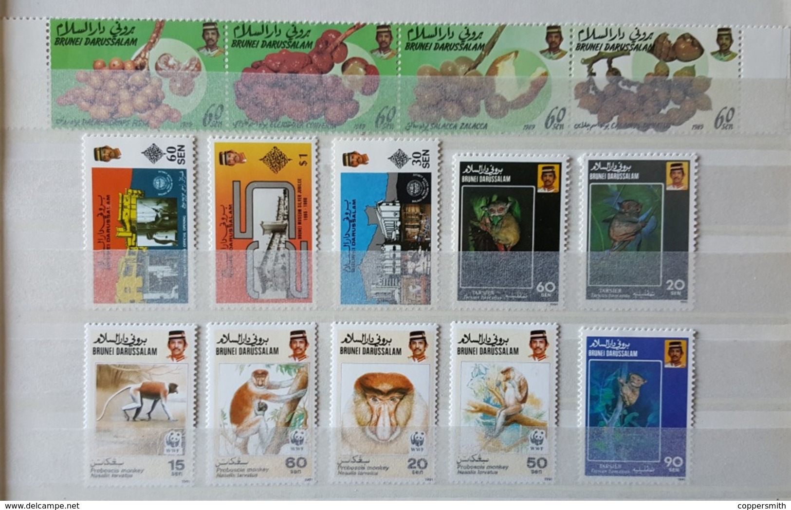 (003,04,65,66) Brunei  Kleines Los / Small / Petit Lot / Collection / Ex 1989-1991 ** / Mnh  Michel 406//433 - Brunei (1984-...)