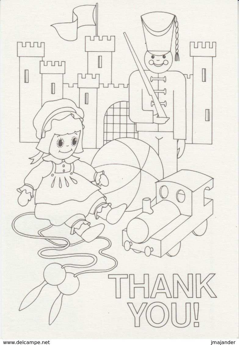 Ireland - Kiddy Colour Card: Thank You, Toys - Postal Stationery Card MNH ** - Postal Stationery