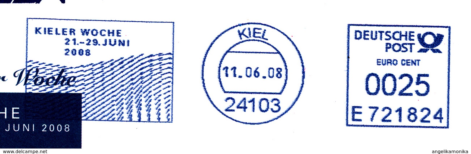 Freistempel 8300 Kieler Woche 2008 - Maschinenstempel (EMA)