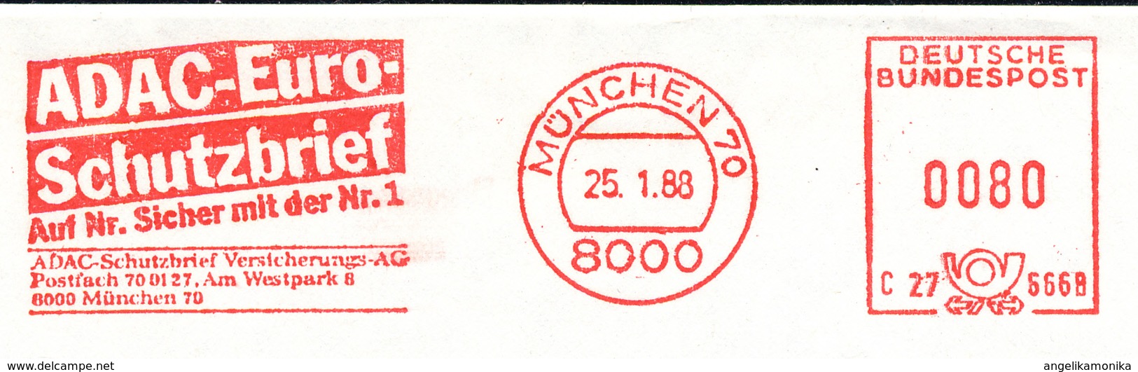 Freistempel 8302 ADAC Schutzbrief - Maschinenstempel (EMA)