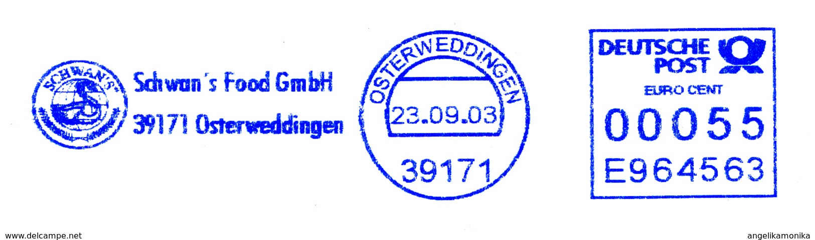 Freistempel 8345 Seilbahn Thale - Maschinenstempel (EMA)