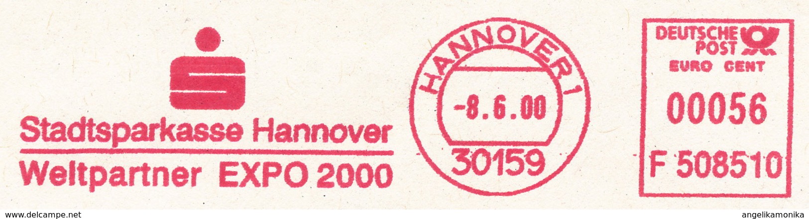 Freistempel 8350 Expo 2000 Hannover - Maschinenstempel (EMA)