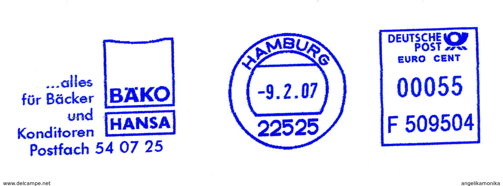 Freistempel 8353 Bäcker Konditor - Maschinenstempel (EMA)