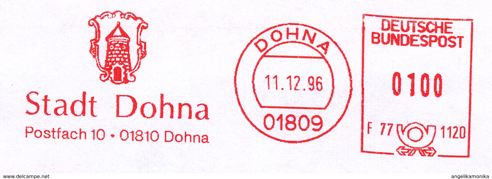 Freistempel 8355 Dohna Stadt - Maschinenstempel (EMA)