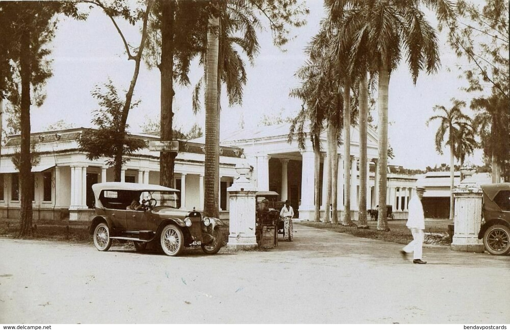 Indonesia, JAVA SOERABAIA, Hoffmanstraat Gang Kantor Raad Kidoel (1910s) Fotax - Indonesië