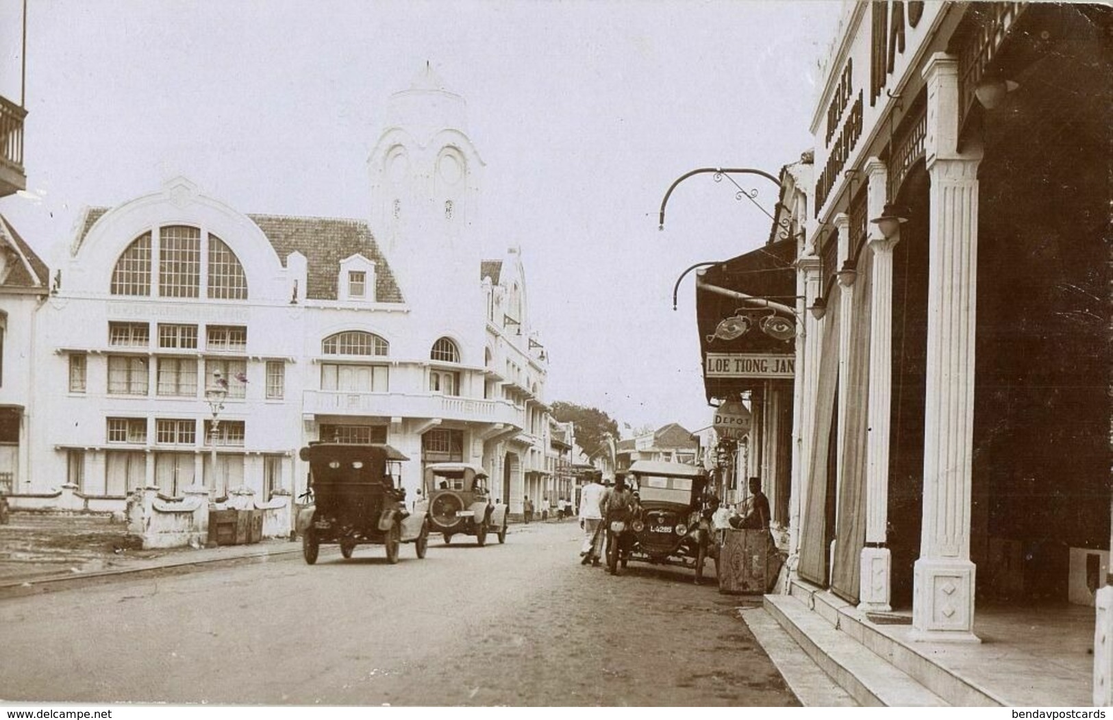 Indonesia, JAVA SOERABAIA, Gang Onderling Belang Jalan Penghela (1910s) Fotax - Indonesië