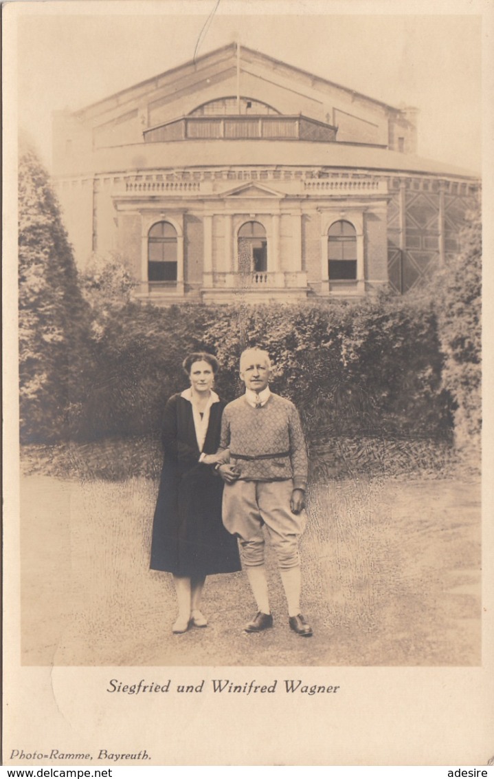 SIEGFRIED UND WINIFRED WAGNER, Karte Gel.1936 - Sonstige & Ohne Zuordnung