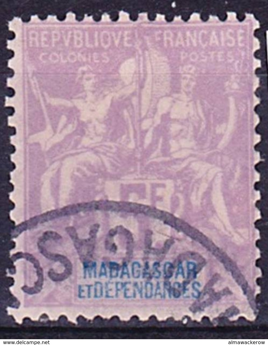 Madagascar 1899 Yv 42, Mi 42 Valeur Clé De La Série Oblitéré O, Je Vends Ma Collection! - Used Stamps