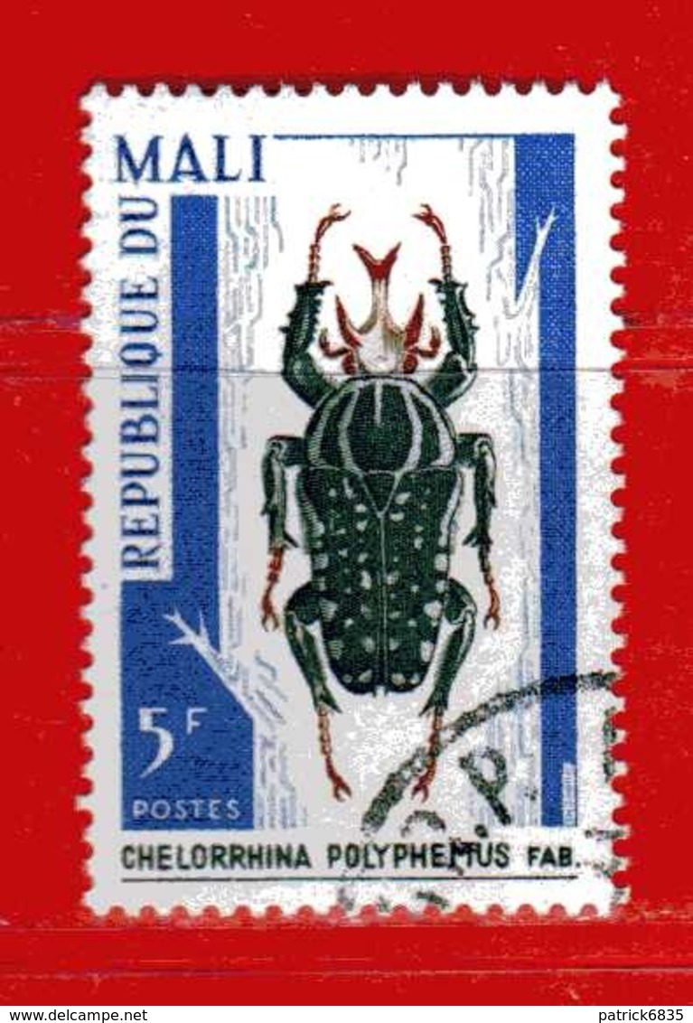 (Us3) MALI °  -1967 - INSECTS  - Yvert  101. Oblitérer. - Mali (1959-...)