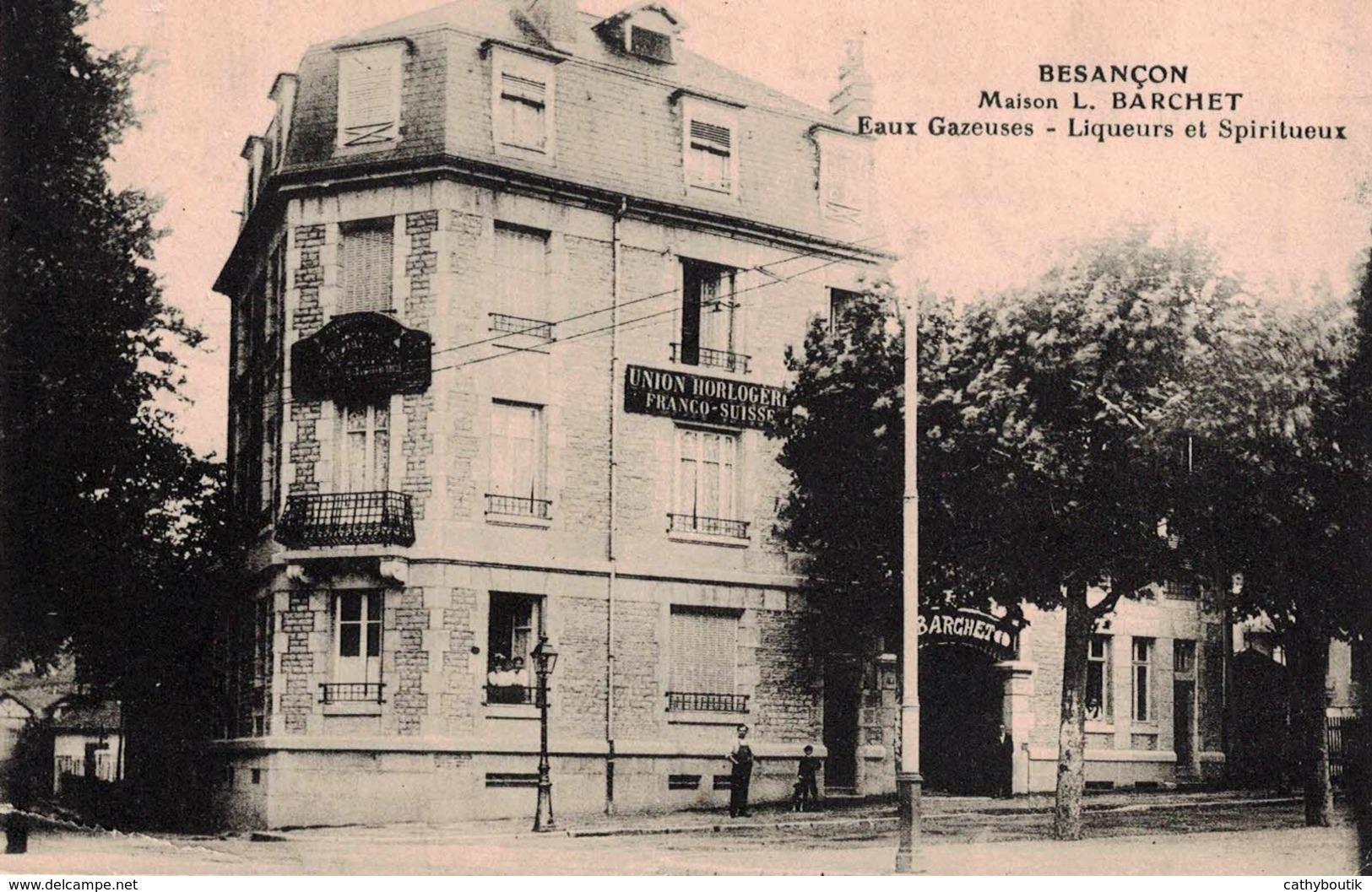 CP - BESANCON - Maison L. BARCHET Eaux Gazeuses - LIqueurs Et Spiritueux - Besancon