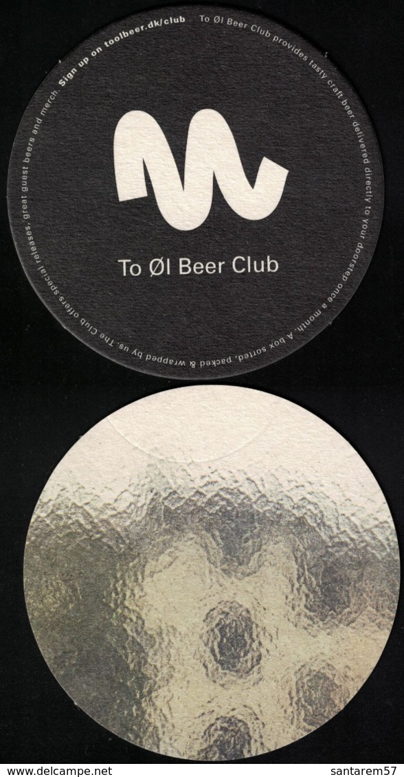 Danemark SB Sous Bock Beermat Beer Coaster To Øl Beer Club - Sous-bocks