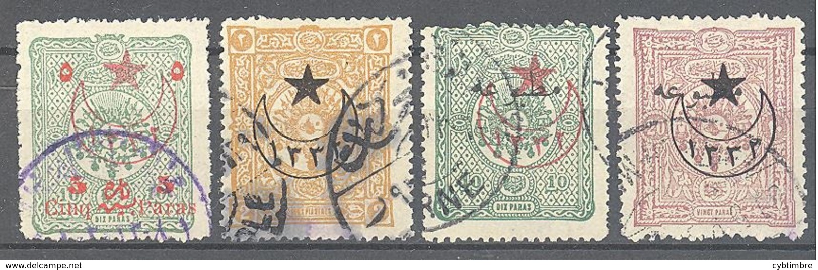 Turquie: Yvert N° 336/344; 4 Valeurs - Usati