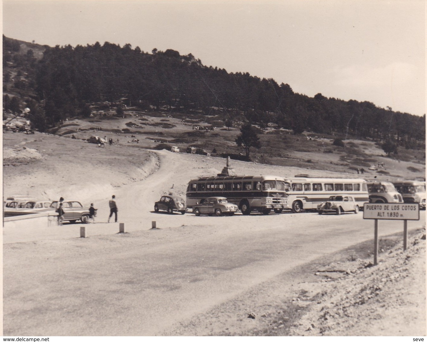 ROUTE D'EL PAULAR Août  1964 Photo Amateur Format Environ 7,5 Cm X 5,5 Cm ESPAGNE - Lugares