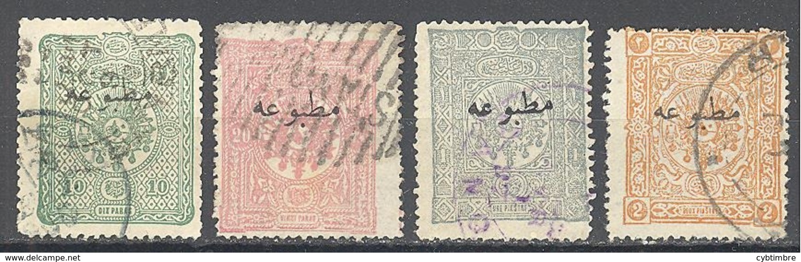 Turquie: Yvert Pour Journaux N° 12/15 - Timbres Pour Journaux