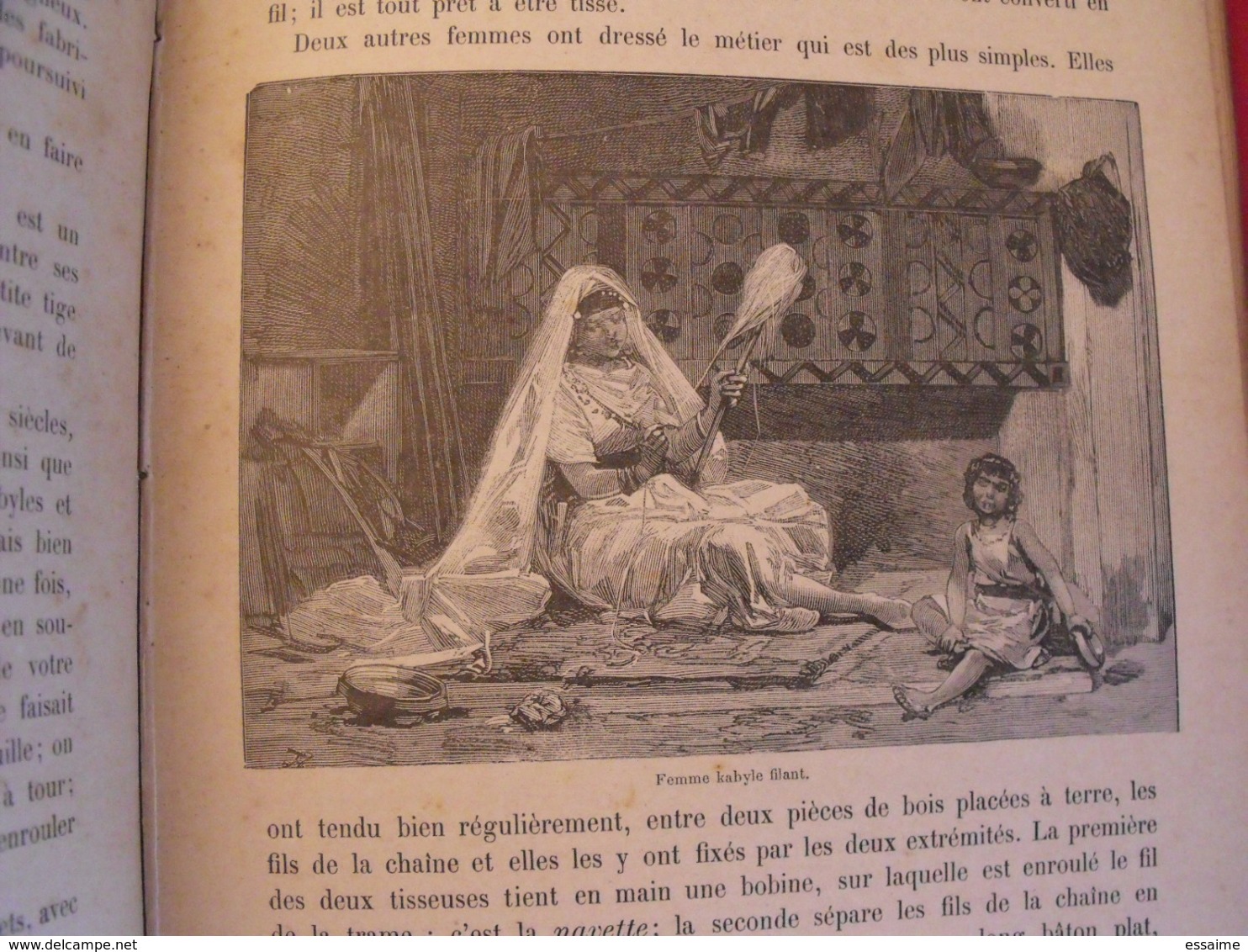 promenades de deux enfants à l'exposition (de 1889). Eudoxie Dupuis. Delagrave 1890. Tour Eiffel. gravures