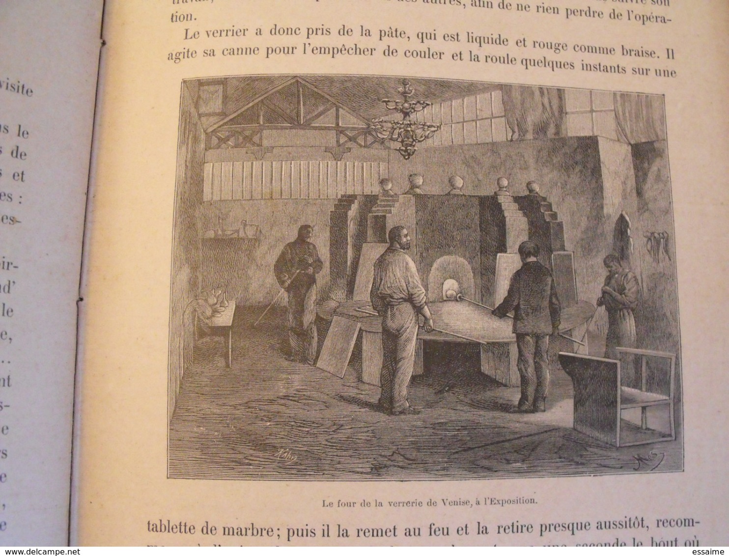 promenades de deux enfants à l'exposition (de 1889). Eudoxie Dupuis. Delagrave 1890. Tour Eiffel. gravures