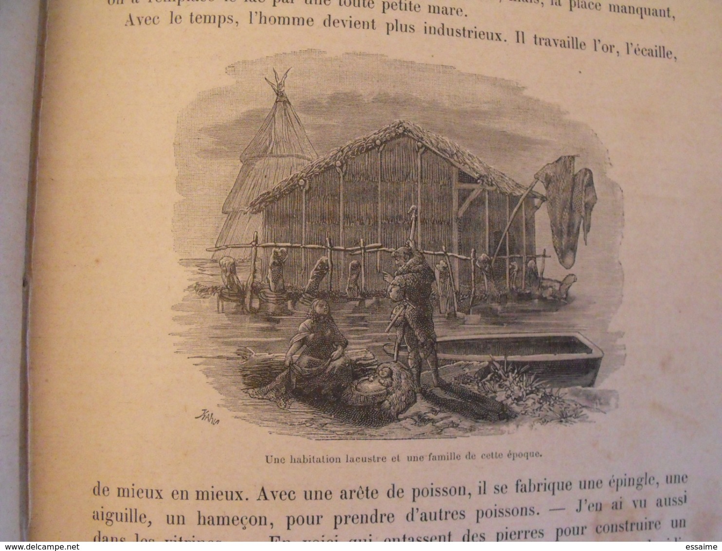 promenades de deux enfants à l'exposition (de 1889). Eudoxie Dupuis. Delagrave 1890. Tour Eiffel. gravures