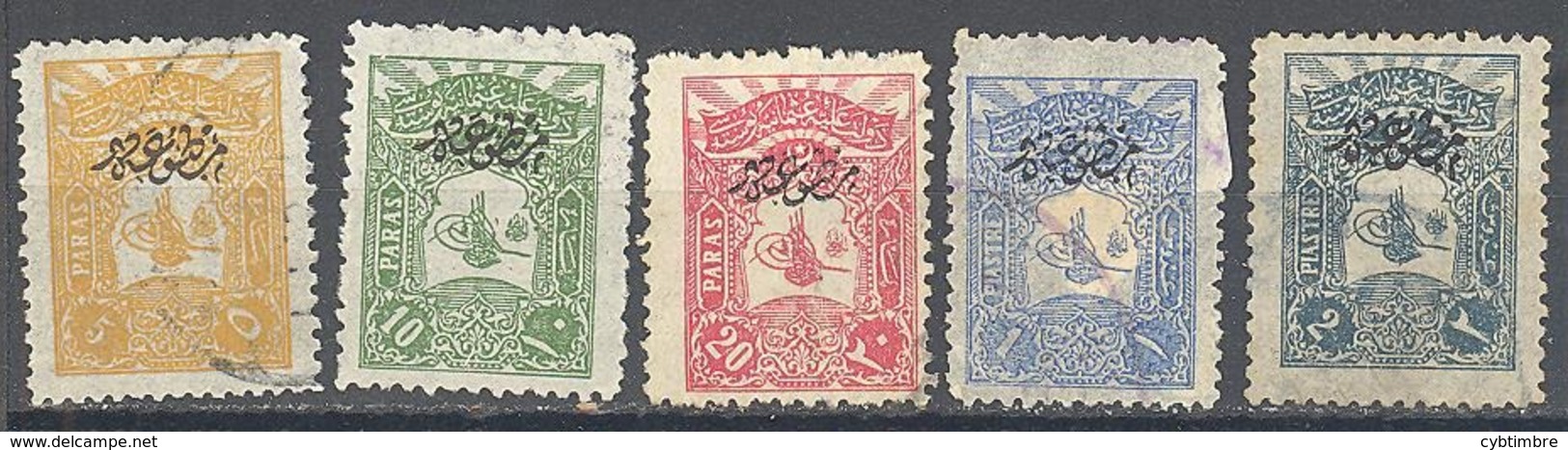 Turquie: Yvert Pour Journaux N° 29/33; 5 Valeurs - Timbres Pour Journaux