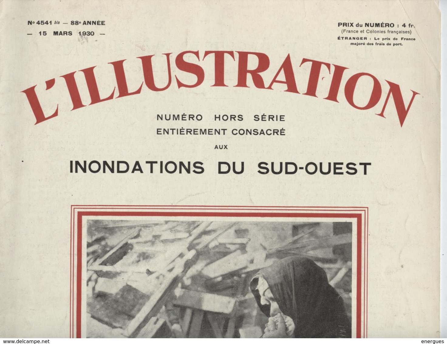 L'illustration,1930, Inondations Du Sud-ouest,Doumergue, Moissac, Mazamet,Trèbes,Montauban,La Réole,,Reyniès,Villemur - 1900 - 1949