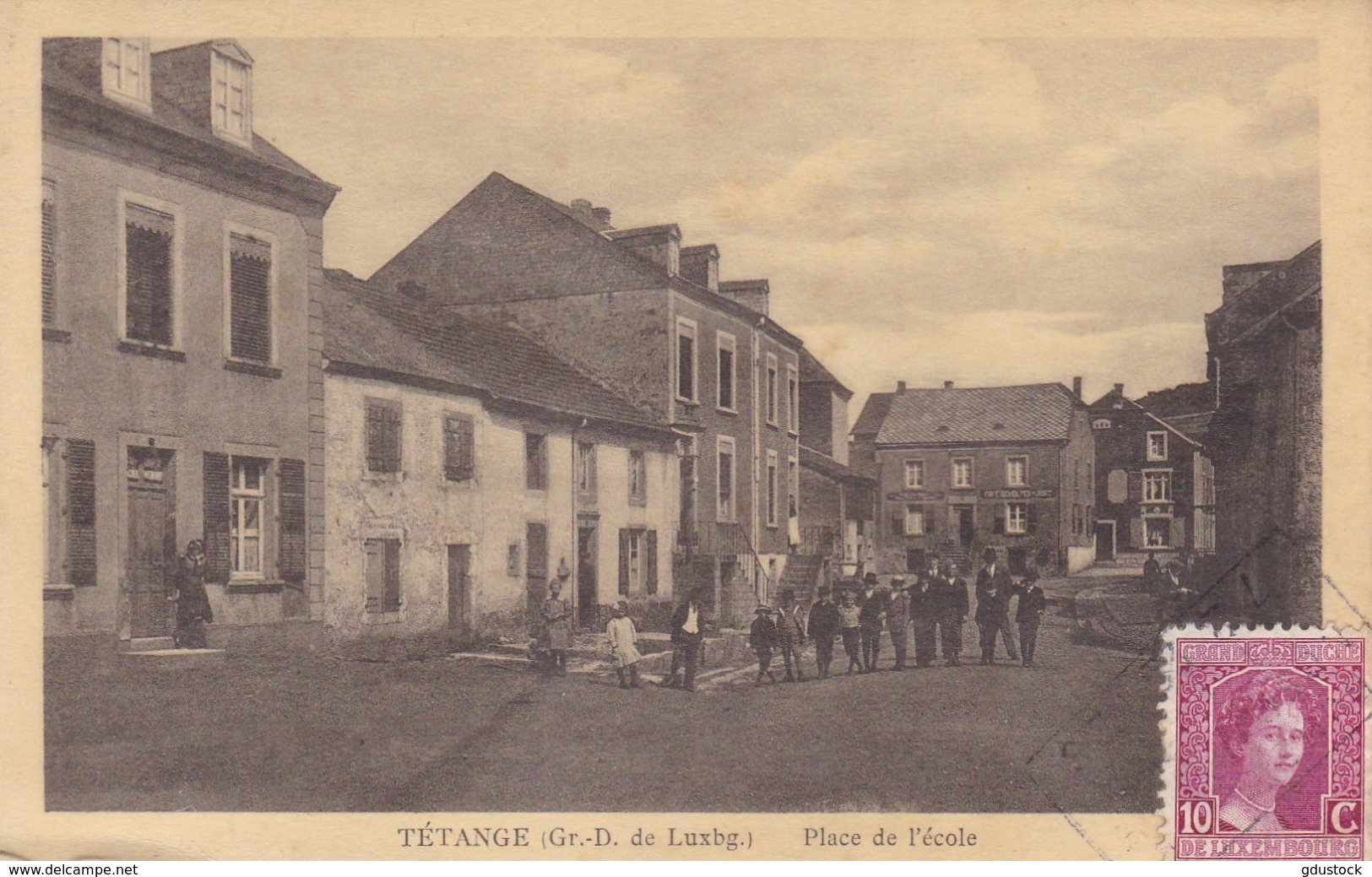 Luxembourg - Tétange (Gr. D. De Luxbg.) - Place De L'Ecole - Autres & Non Classés