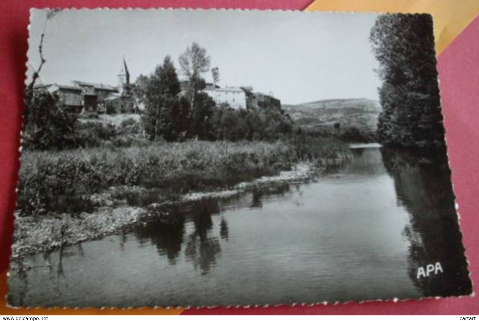 12    -    MONTLAUR VUE DU DOURDOU  - CPSM VUE RECTO/VERSO AVEC BORDS - Autres & Non Classés