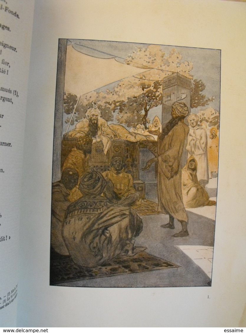 la chanson de Roland. Les grandes oeuvres illustrées. J-G Cornélius. Henri Laurens 1912. 24 planches HT couleurs