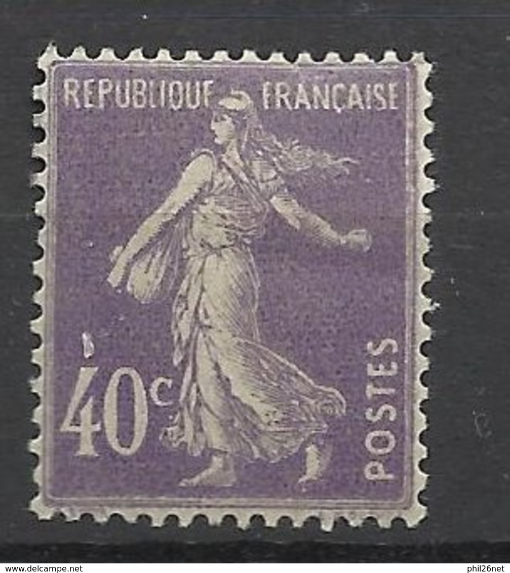 France N° 236  Semeuse 40c Violet   Neuf * * TB  = MNH  VF    - Nuovi