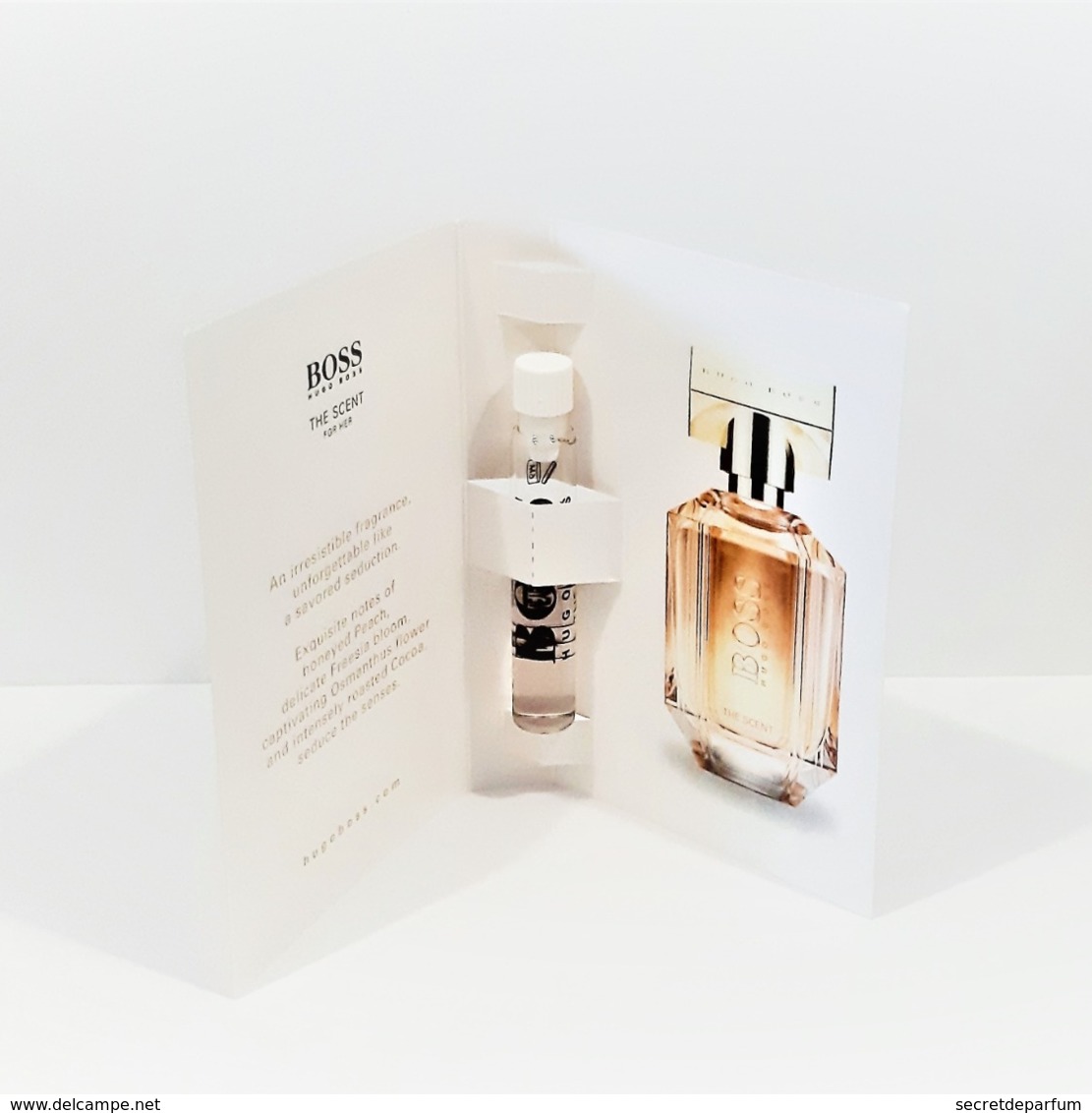 échantillons De Parfum  Tubes   BOSS  De HUGO BOSS THE SCENT FOR HER  EDP 1.5 Ml - Echantillons (tubes Sur Carte)